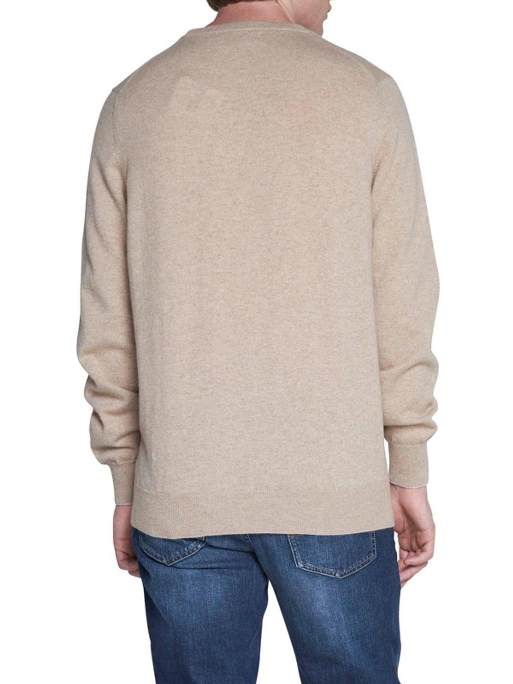 BRUNELLO CUCINELLI Crewneck Long-sleeved Jumper In Neutrals Product Image