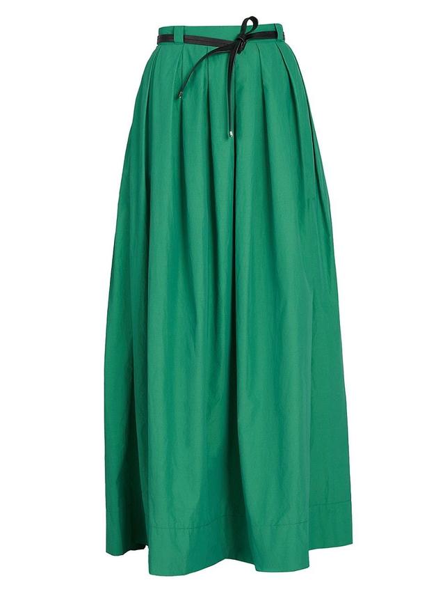 Womens Draped Maxi Skirt Product Image