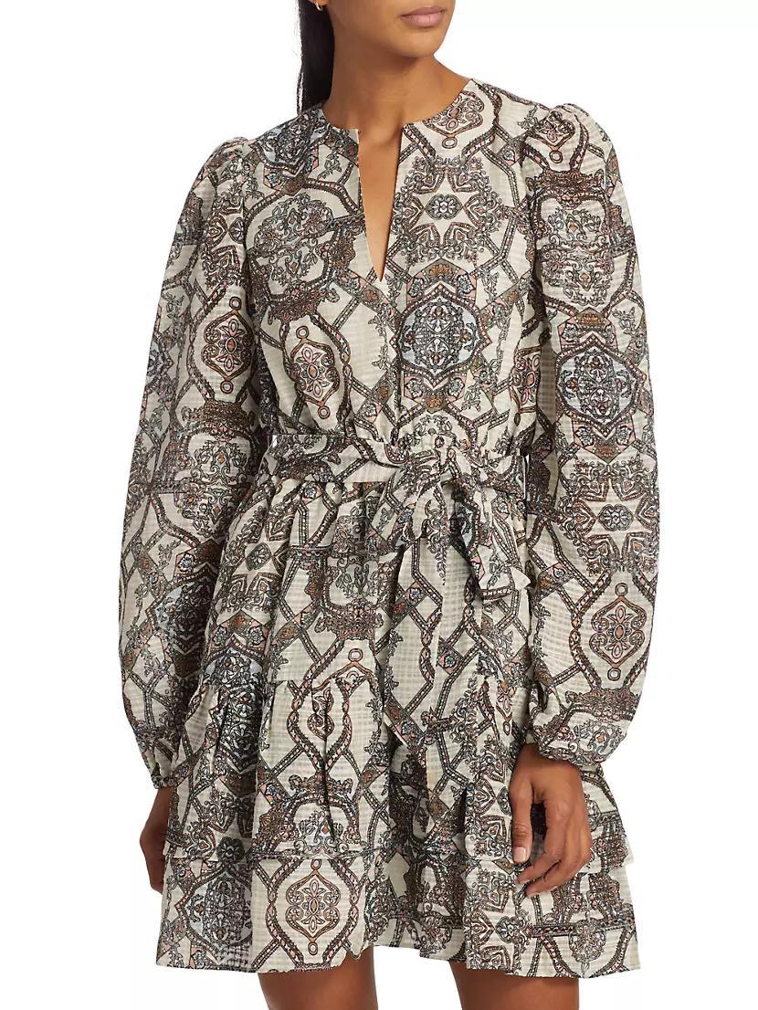 Preston Opal Medallion-Print Minidress Product Image