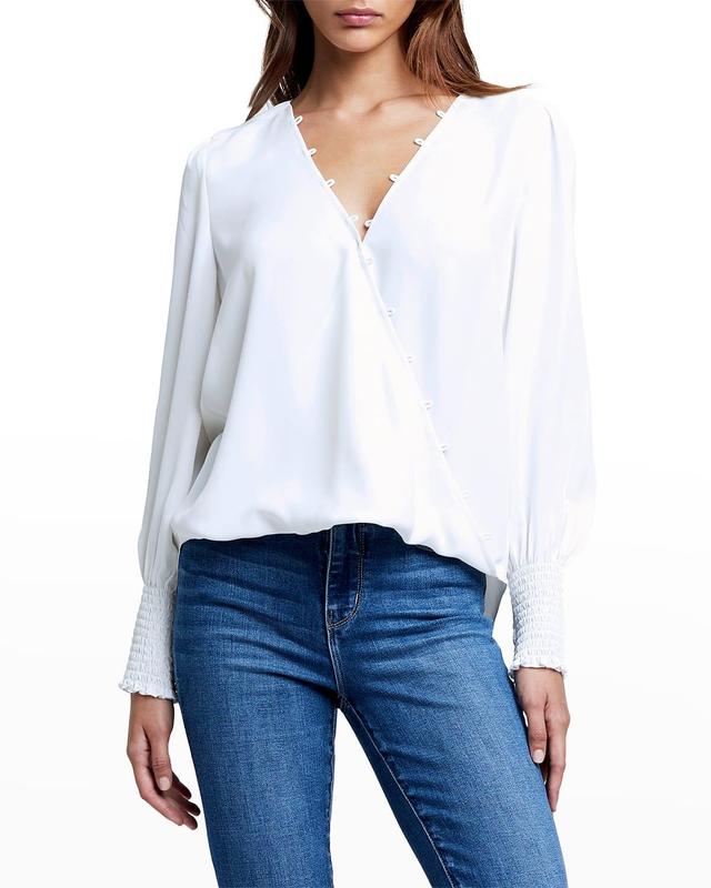 Womens Enzo Surplice Blouse Product Image