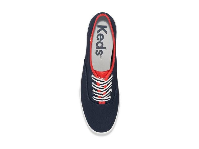 Keds Champion Canvas Lace-Up Red Varsity) Women's Lace up casual Shoes Product Image