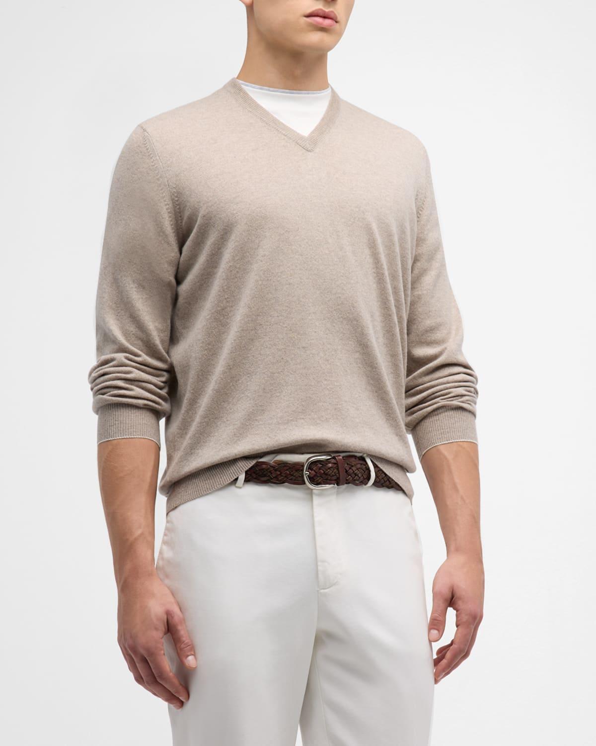 Men's Cashmere V-Neck Sweater product image