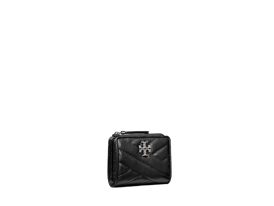 Tory Burch Kira Chevron Pave Logo Bi-Fold Wallet Wallet Handbags Product Image