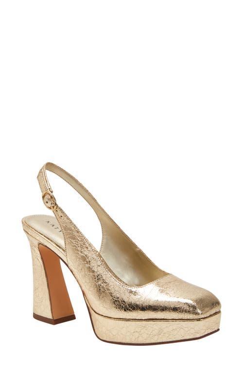 Katy Perry Womens Square Platform Sling-Back Heels Product Image