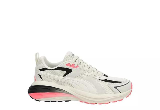 Womens PUMA Hypnotic LS Athletic Shoe - Vapor Gray / Black / Neon Coral Product Image