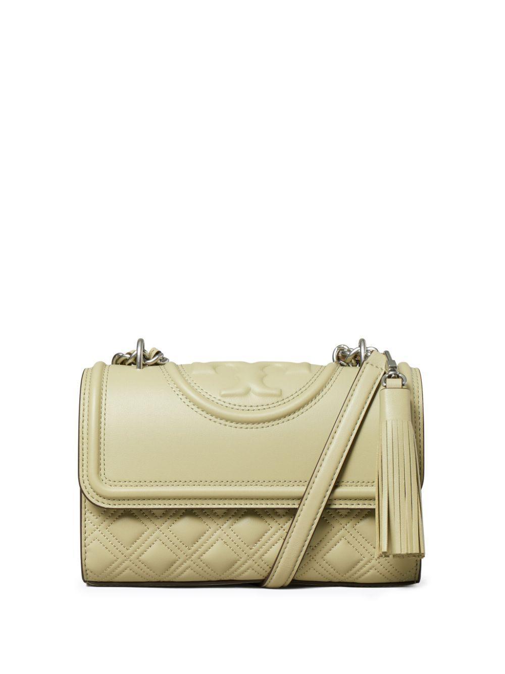 TORY BURCH Small Fleming Convertible Shoulder Bag In Green Product Image