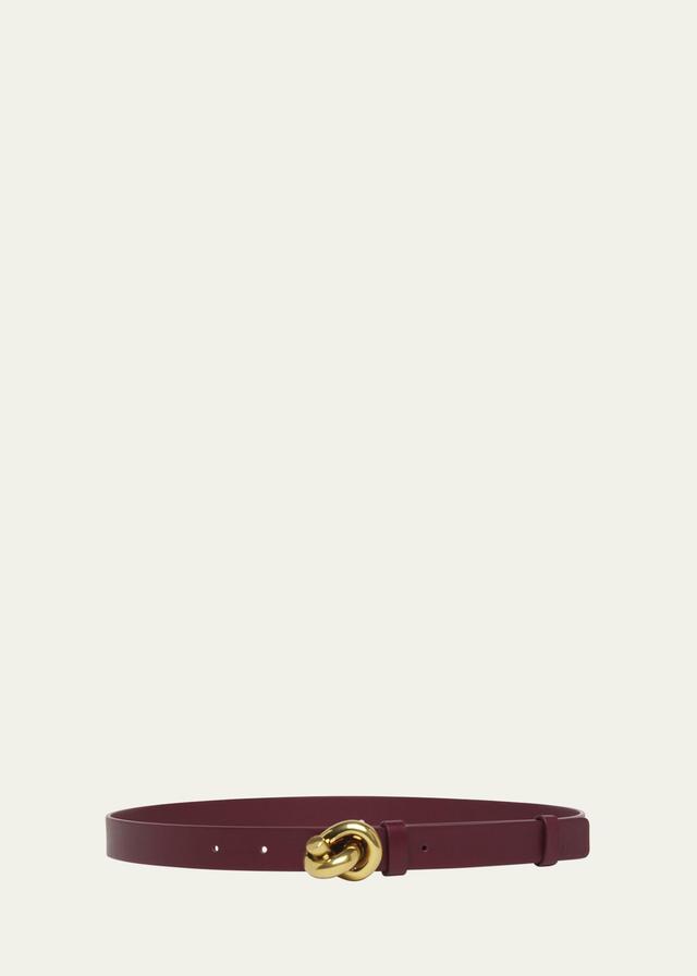 Womens Knot Leather Belt Product Image