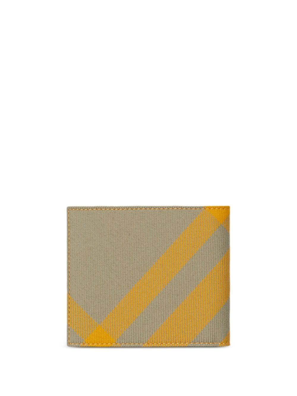 BURBERRY Checked Wallet In Beige Product Image