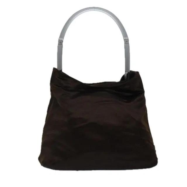 -- Brown Synthetic Tote Bag () Product Image