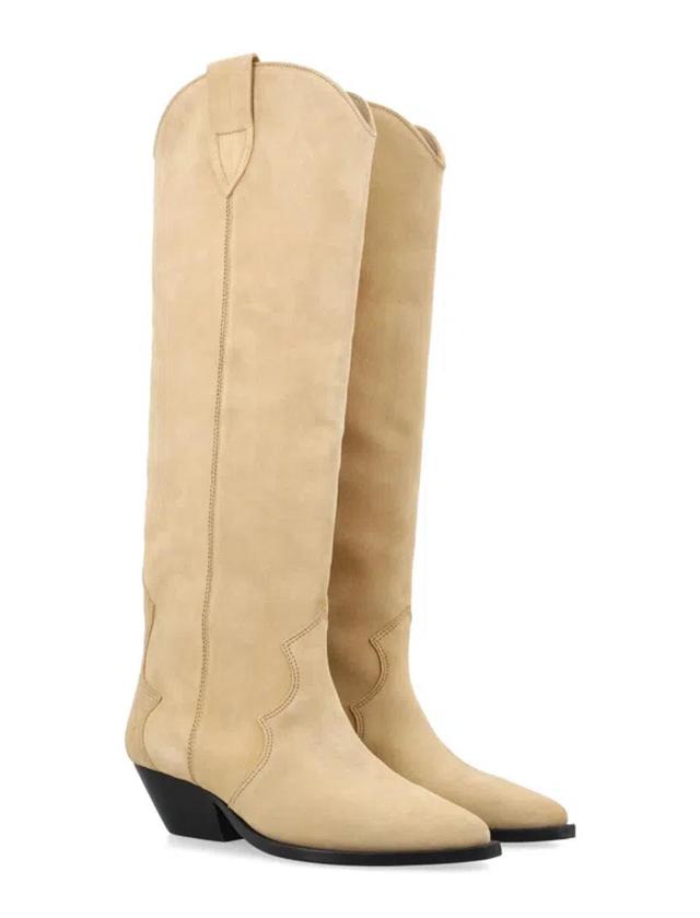 ISABEL MARANT Denvee Suede In Beige Product Image