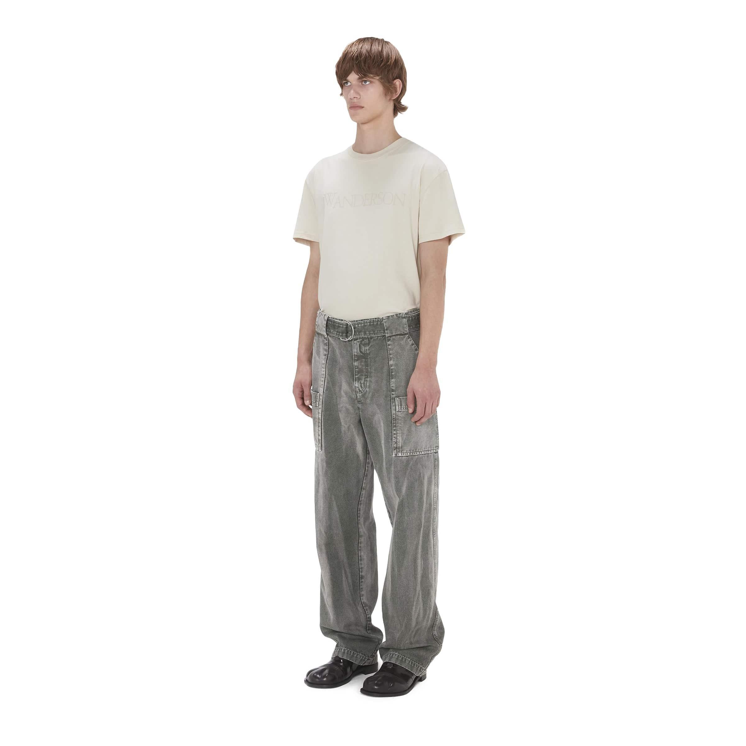 WIDE LEG CARGO TROUSERS Male Product Image