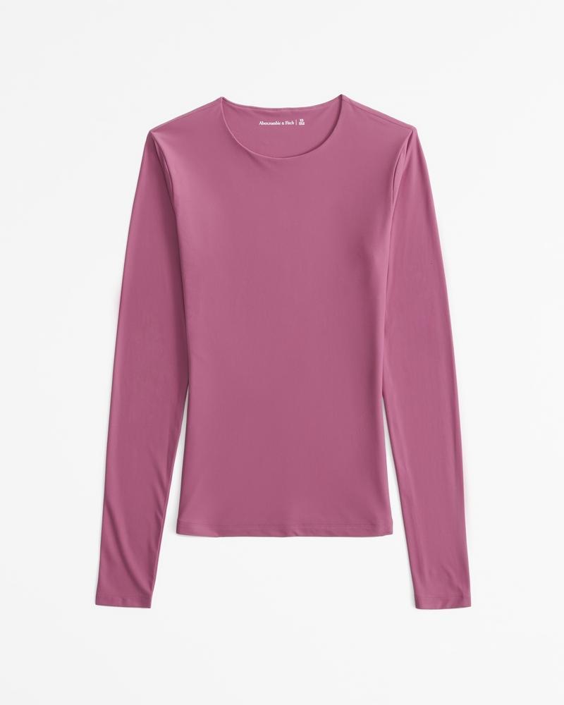 Soft Matte Seamless Tuckable Long-Sleeve Top Product Image