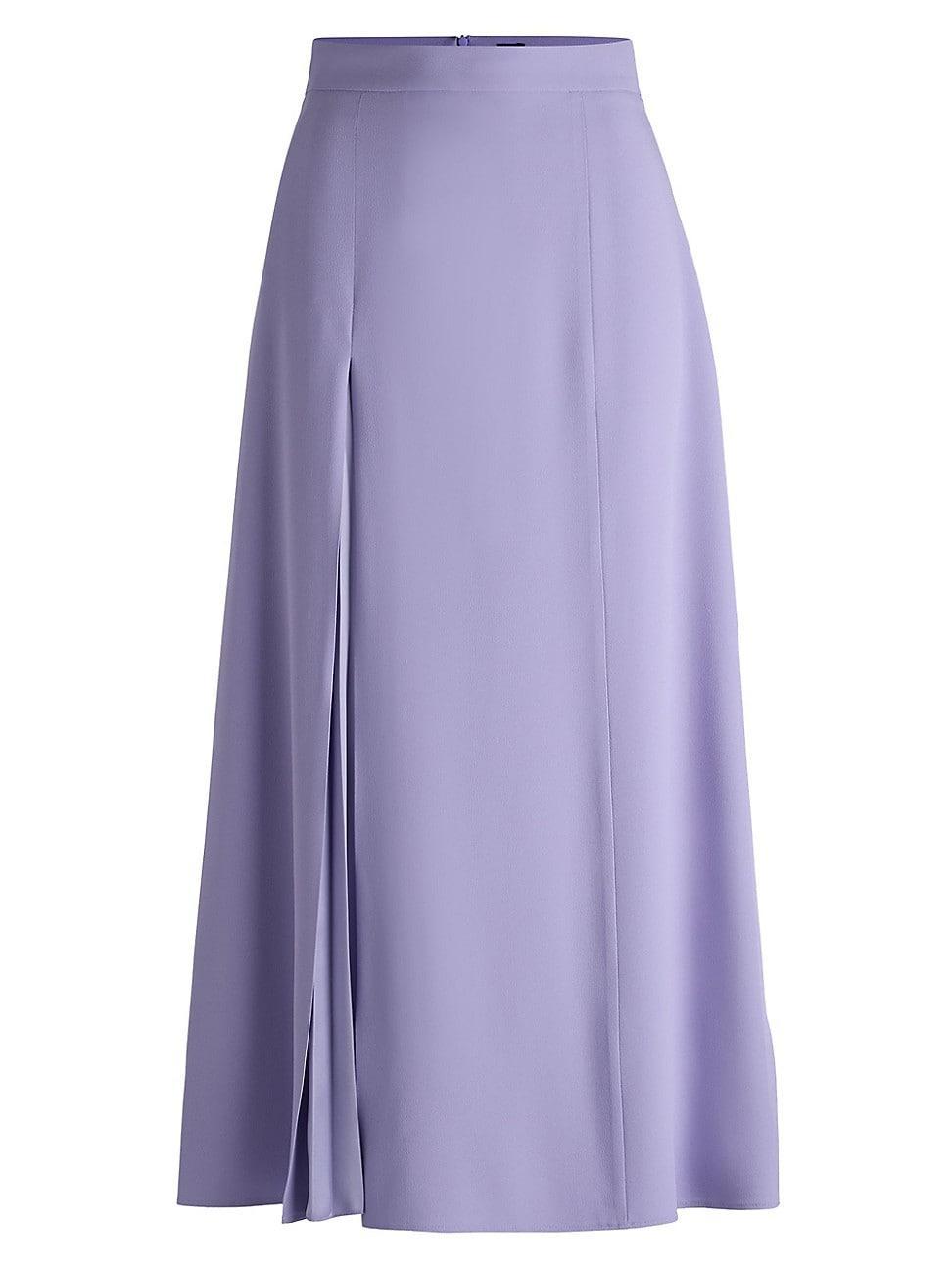 Womens Maxi Skirt with Plisse Detail Product Image