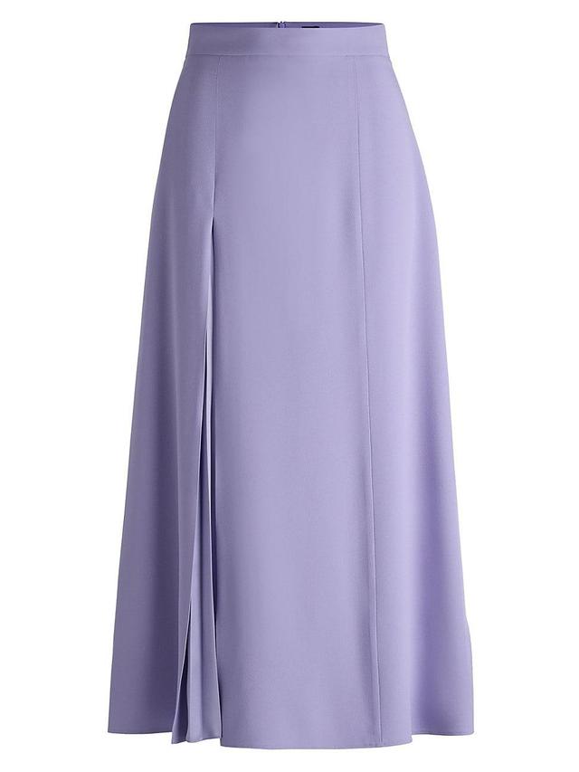 Womens Maxi Skirt with Plisse Detail Product Image