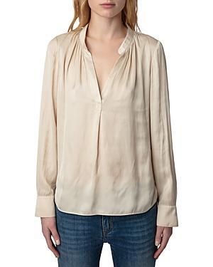 Zadig & Voltaire Tink Satin Blouse Product Image