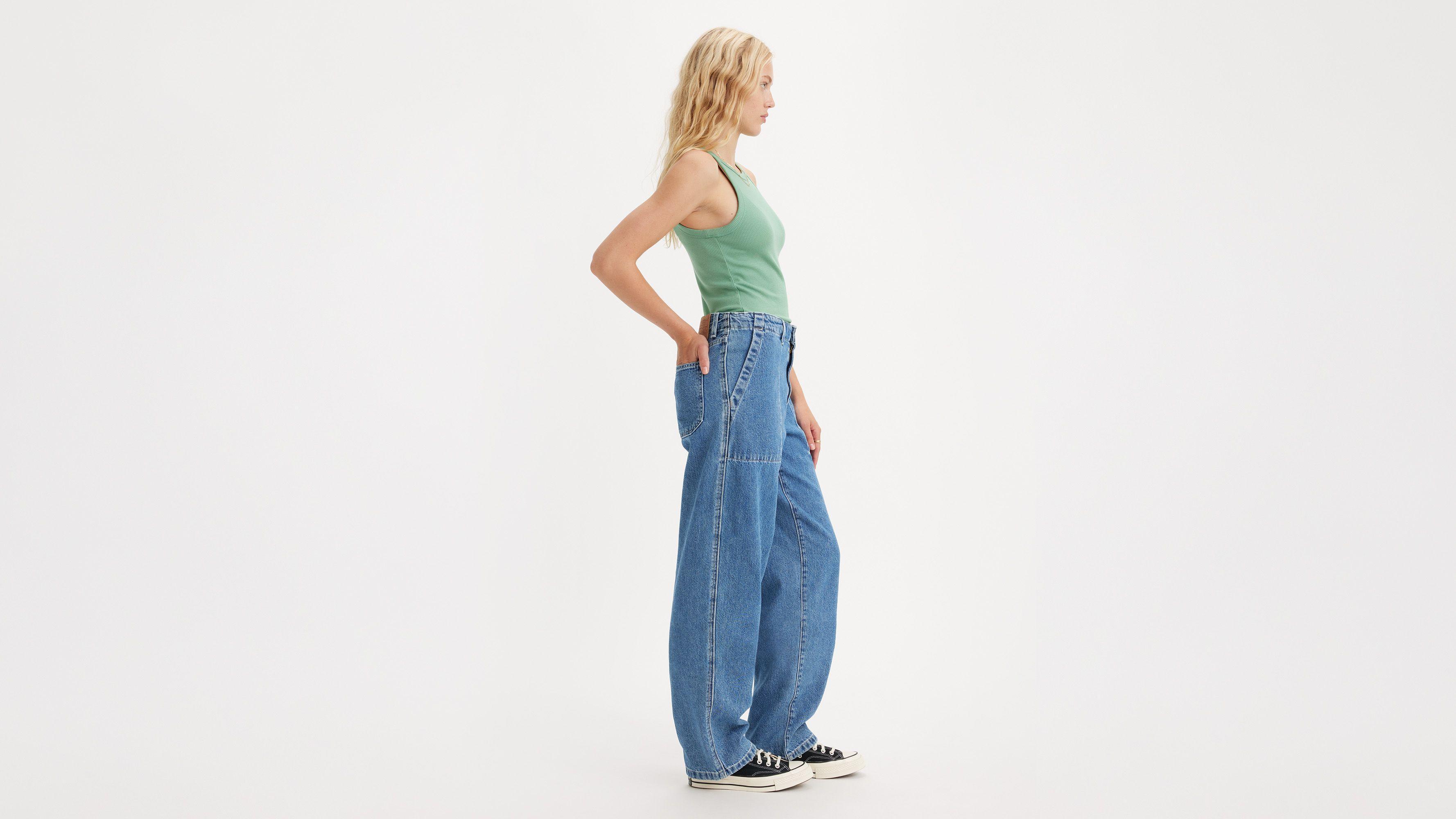 Baggy Dad Utility Women's Jeans Product Image