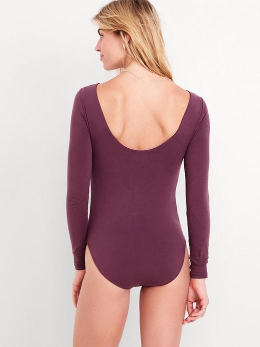 Double-Layer Scoop-Back Bodysuit Product Image