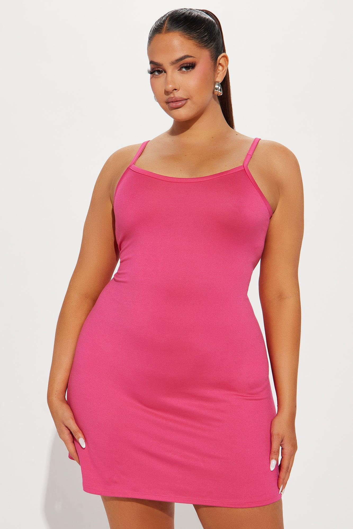 Very Sleepy Cami PJ Sleep Dress - Hot Pink Product Image