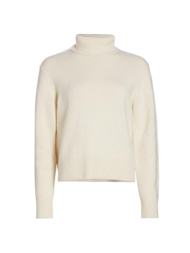 Womens Cashmere Turtleneck Sweater Product Image