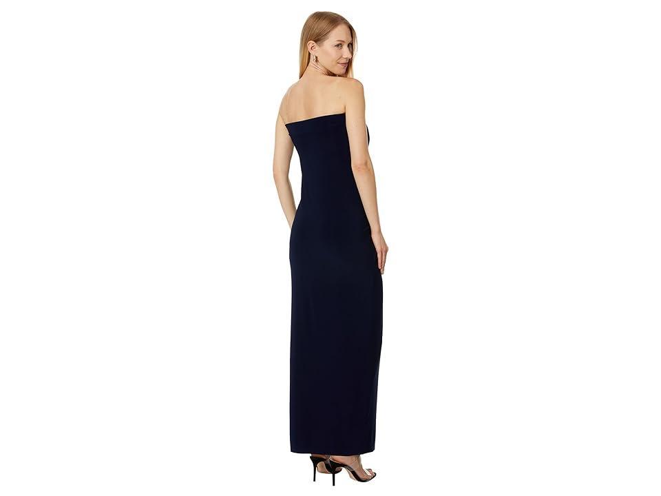 Norma Kamali Strapless All In One Side Slit Gown (True ) Women's Dress Product Image