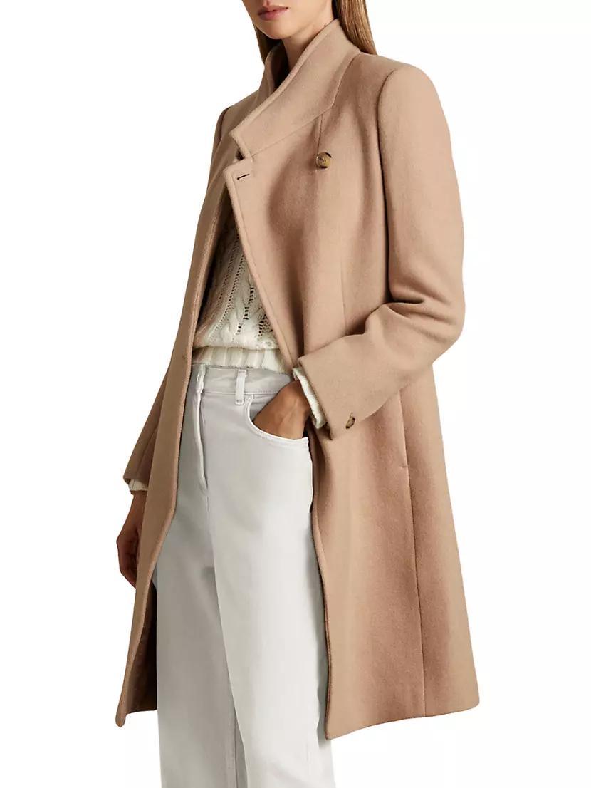 Maude Wool-Blend Wrap Coat Product Image