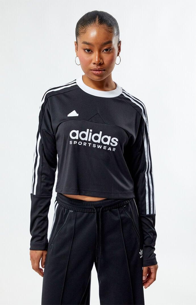 adidas Tiro Sportswear 3 stripe long sleeve top Product Image