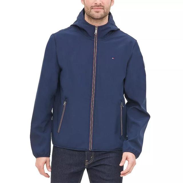 Tommy Hilfiger Mens Hooded Soft Shell Jacket Product Image