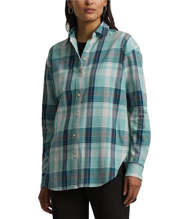 Lauren Ralph Lauren Kotta Long Sleeve Button Front Shirt Product Image