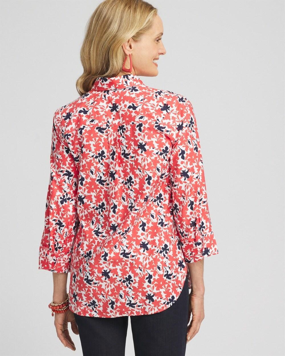 No Iron™ Warm Floral Shirt Product Image