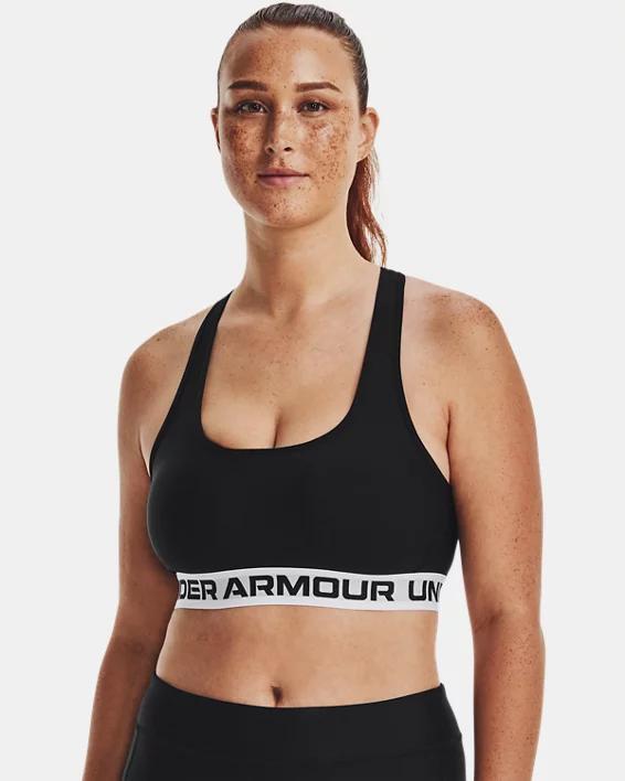 Women's Armour® Mid Crossback Sports Bra Product Image