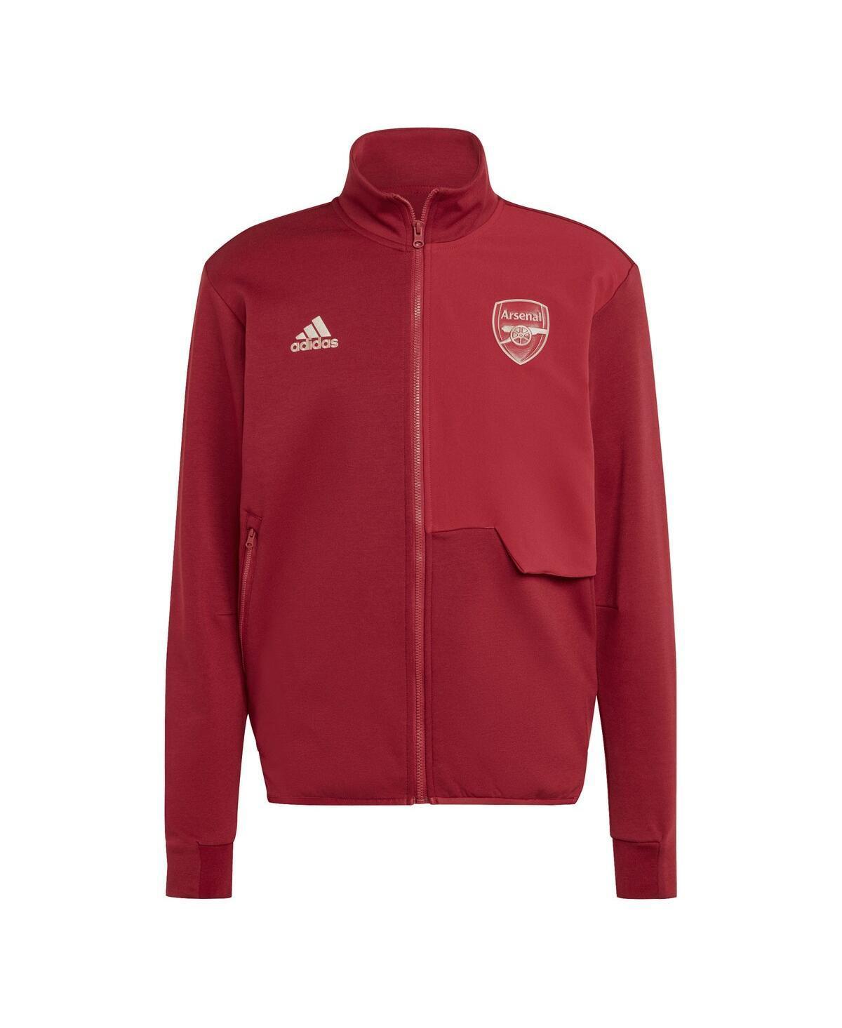 Mens adidas Red Arsenal 2023/24 Anthem Full-Zip Jacket Product Image