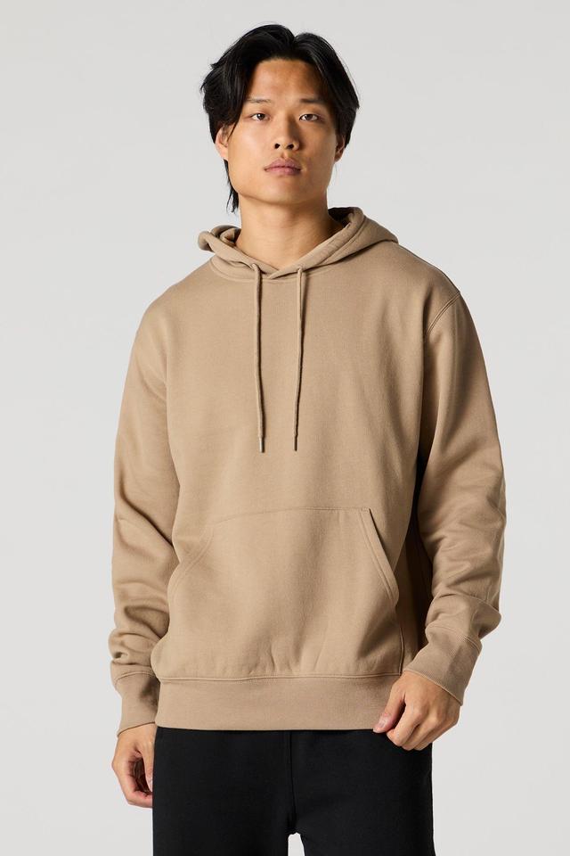 Solid Fleece Everyday Hoodie Male Product Image