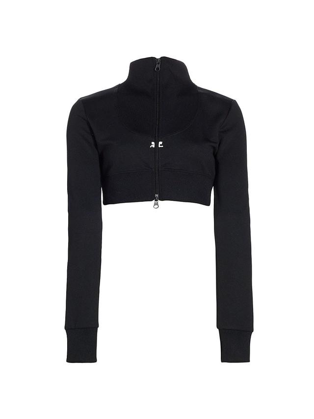 Womens Tracksuit Cropped Jacket Product Image