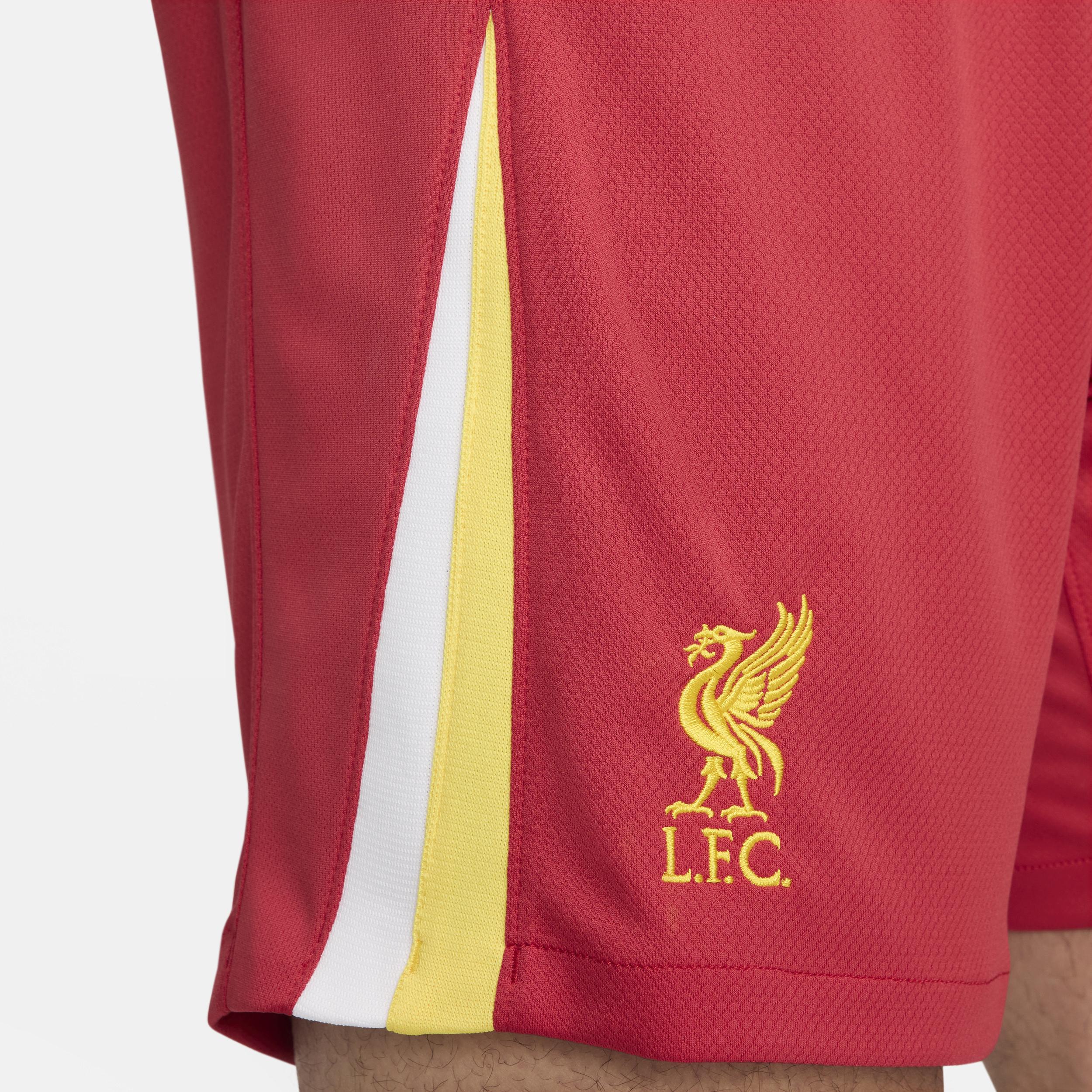 Nike Mens Red Liverpool 2024/25 Home Stadium Performance Shorts Product Image