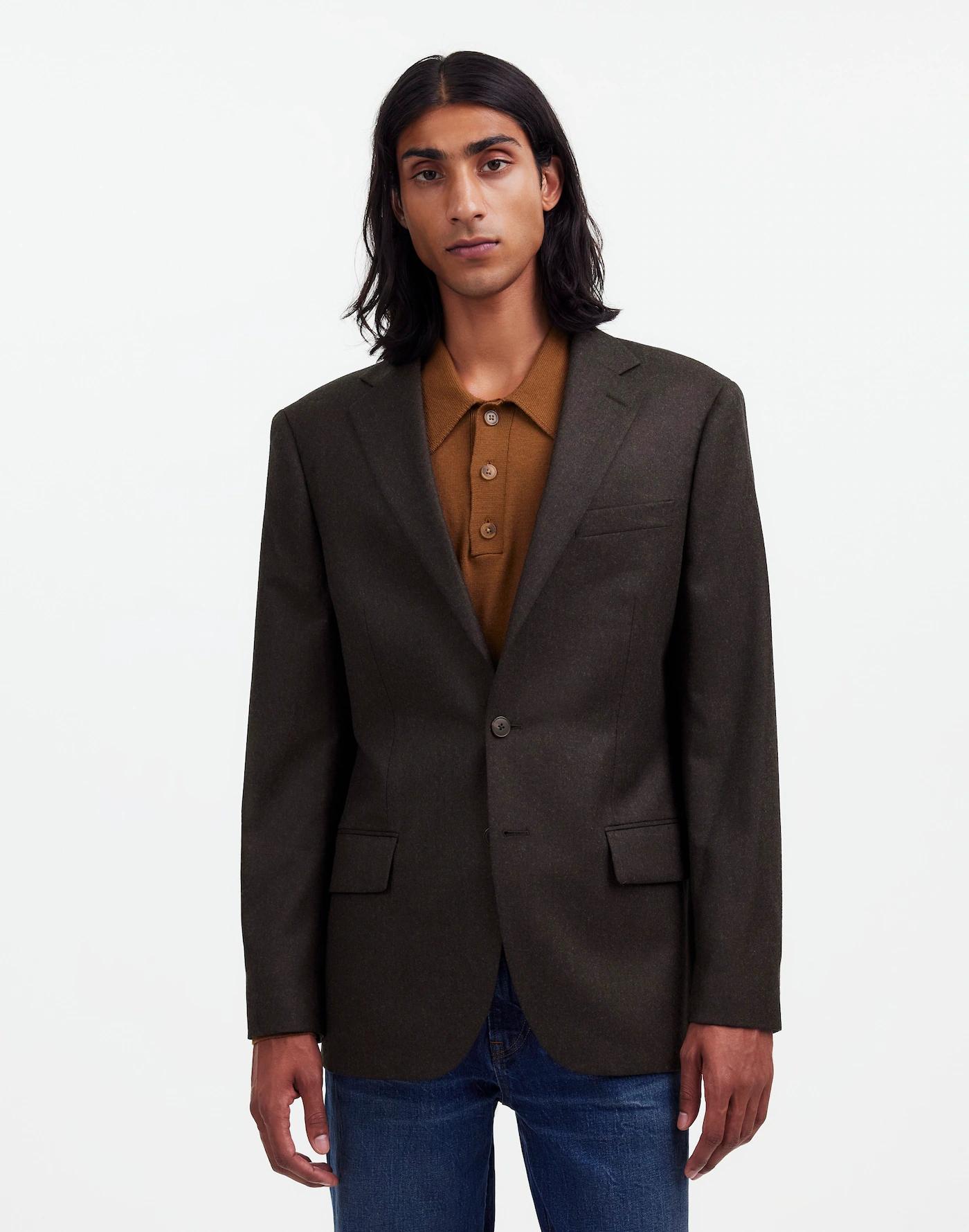 The Roebling Two-Button Blazer in Italian Fabric Product Image