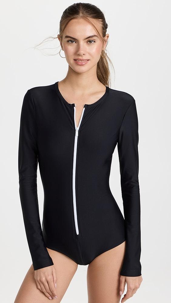 Cover Long Sleeve Rash Guard Swimsuit | Shopbop Product Image