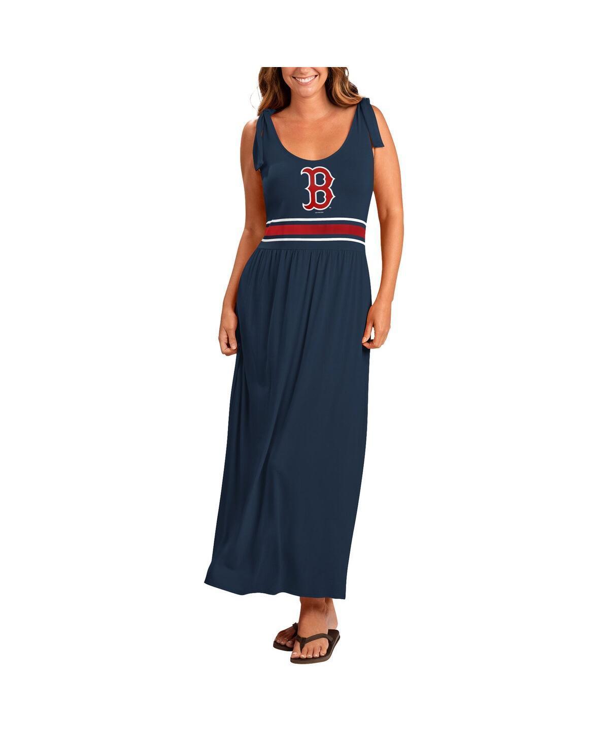 Womens G-iii 4Her by Carl Banks Navy Boston Red Sox Game Over Maxi Dress Product Image