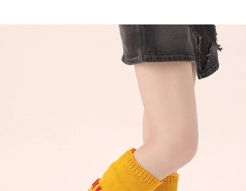 Print Knit Leg Warmer Product Image