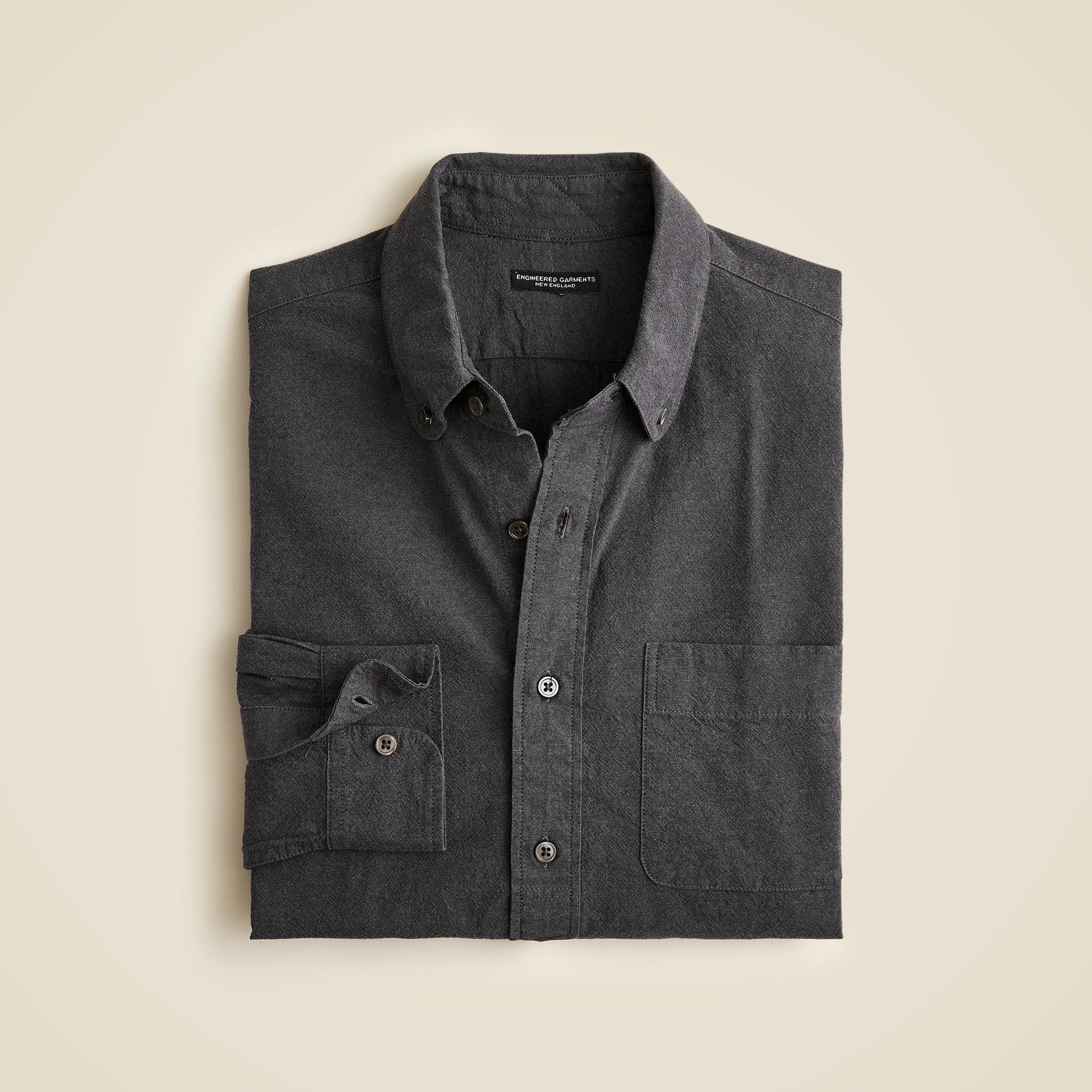 Limited-edition Engineered Garments X J.Crew relaxed oxford shirt with club collar Product Image