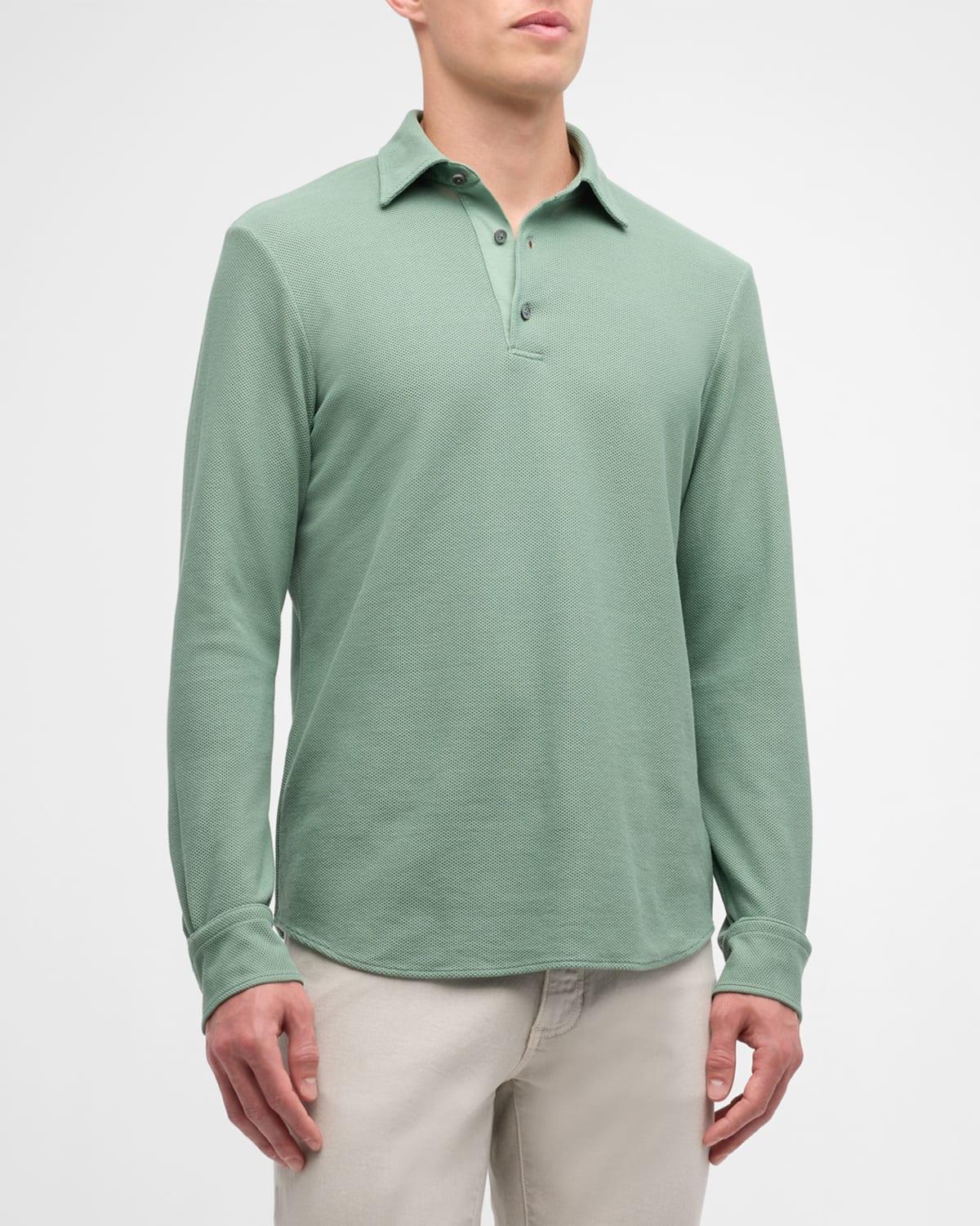 Men's Cotton Jersey Pique Polo Shirt product image