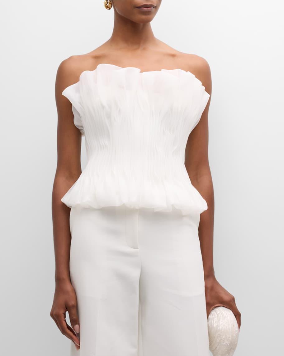 Clements Strapless Frilled Top Product Image