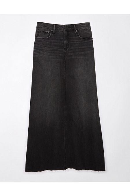 AE To The Floor Denim Maxi Skirt Womens product image