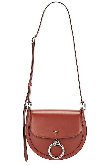 Chloe Small Arlene Crossbody Bag in Burnt Orange Product Image