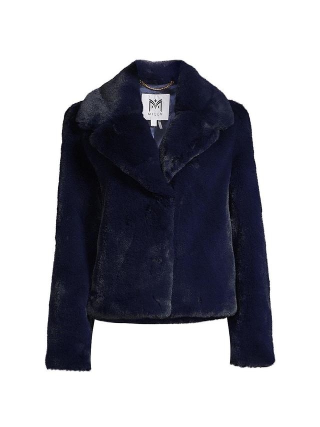 Womens Faye Faux Fur Coat Product Image