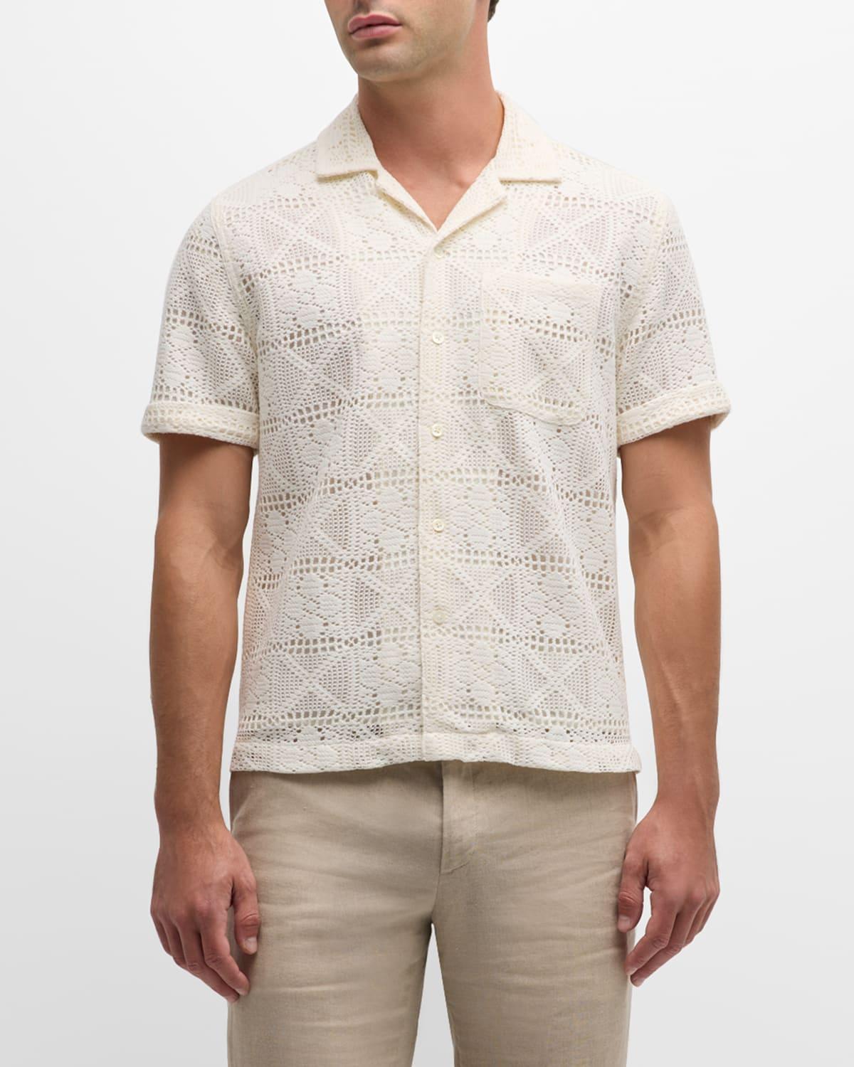 Mens Willemse Lace Camp Shirt Product Image