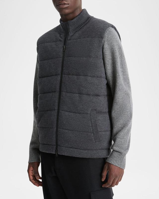 Mens Merino Knit Full-Zip Vest Product Image