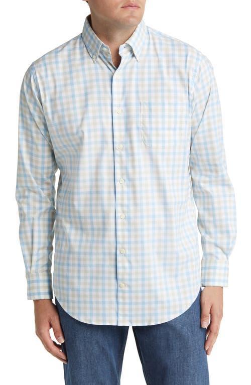 Peter Millar Macinac Check Stretch Button-Down Shirt Product Image