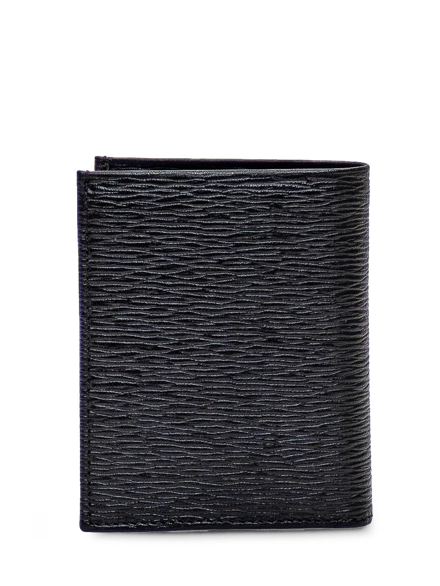 FERRAGAMO Gancini Wallet In Black   Product Image