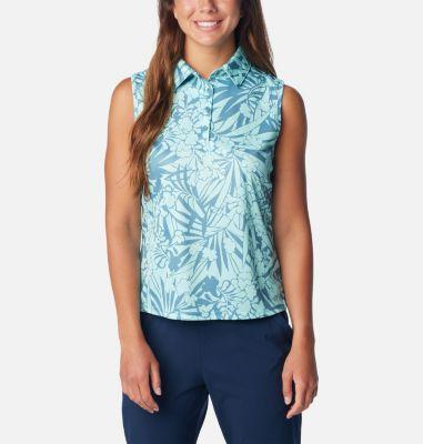 Columbia Womens PFG Super Tidal Tee Sleeveless Polo- Product Image