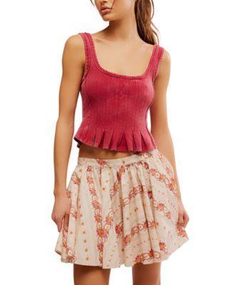 Women's Gaia Cotton Printed Skirt Product Image